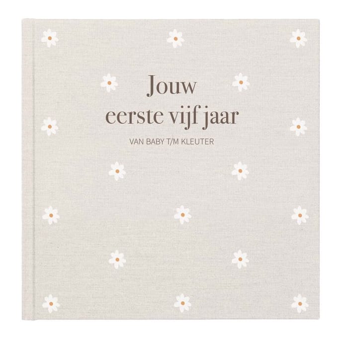 Writemoments Jouw eerste vijf Jaar - Opgroeiboek 0-5 Jaar - Madeliefjes