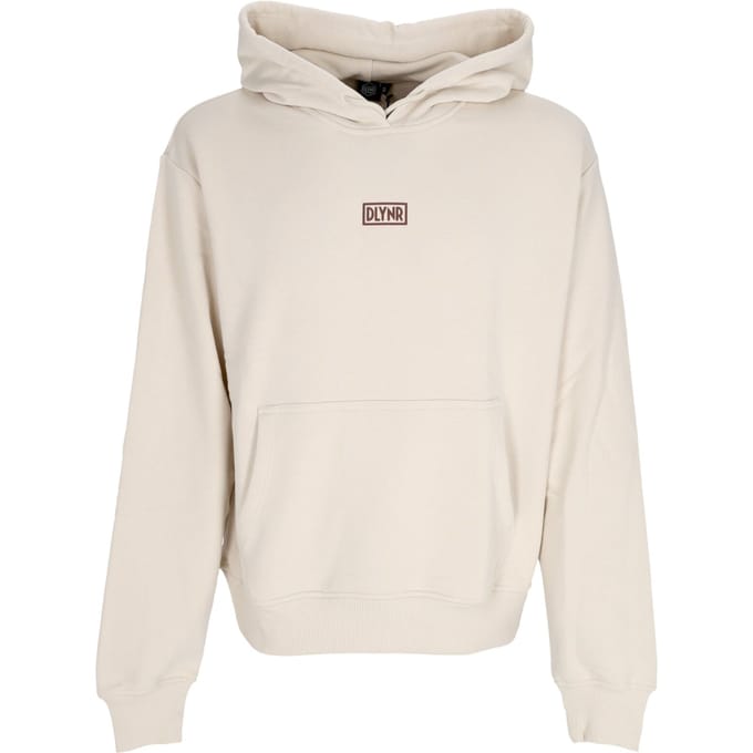 Lichtgewicht sweatshirt met capuchon voor heren, 3D Box-logo, hoodie, beige
