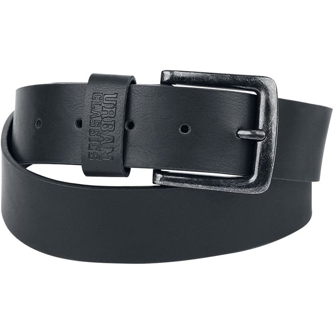 Urban Classics Riem - Leather Imitation Belt - zwart