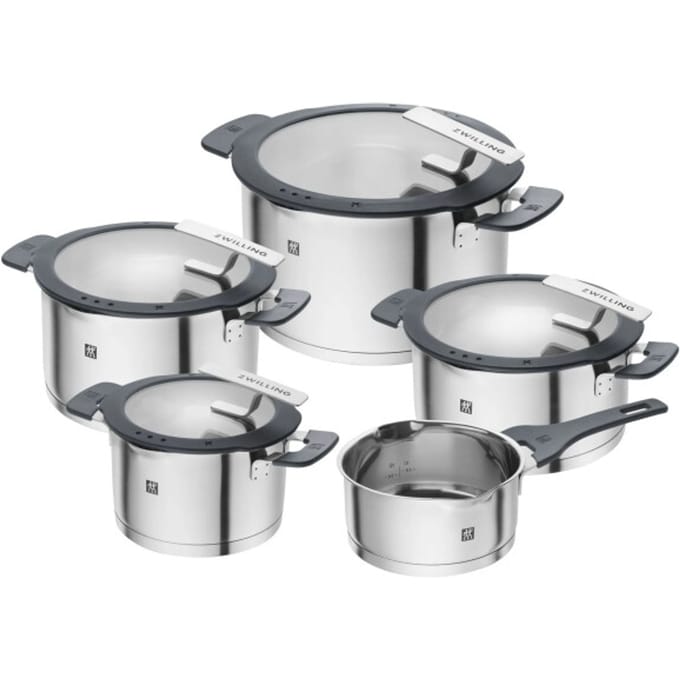 Zwilling SIMPLIFY - Cookware set with cover - 5 items - round - silver