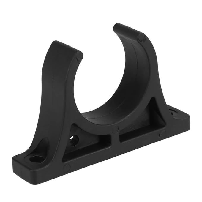 Pak van 4 Kajak Peddel Clips Plastic Peddel Roeispaan Houder Clips Keeper voor Kajak Kano Roeiboot black