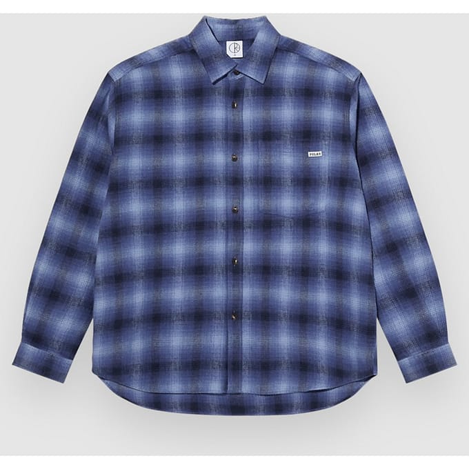 Polar Skate Mitchell Shadow Check Shirt blauw