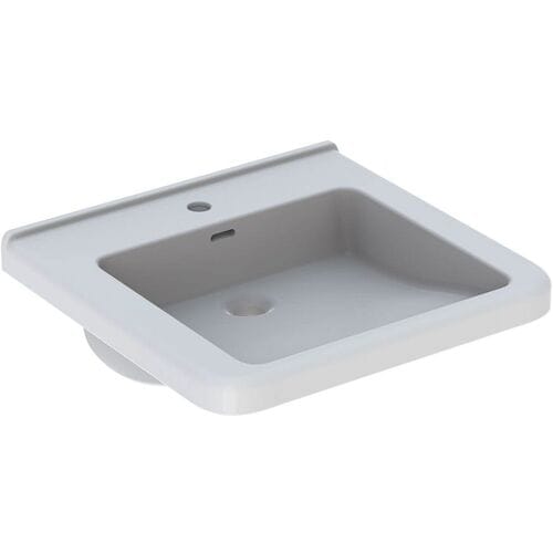 Geberit Renova Comfort Square washbasin 55 cm, barrier-free 128555000