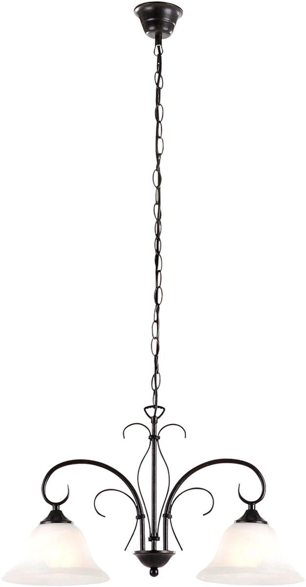 Globo - hanglamp - Aries - bruin - metaal - kroonluchter - E27 - 68410-2