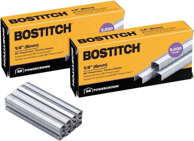 Krammen voor nietmachine 6mm 10.000 stuks Zilver