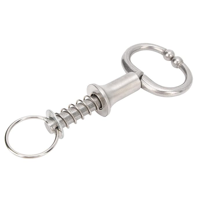 RVS Zelfborgend Type Runderneusring Koe Neusklem Landbouwwerktuig Accessoires gray