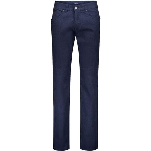 Gardeur Broek Bill Luxury Comfort Subtle Texture Pattern Business Hero Marine / male