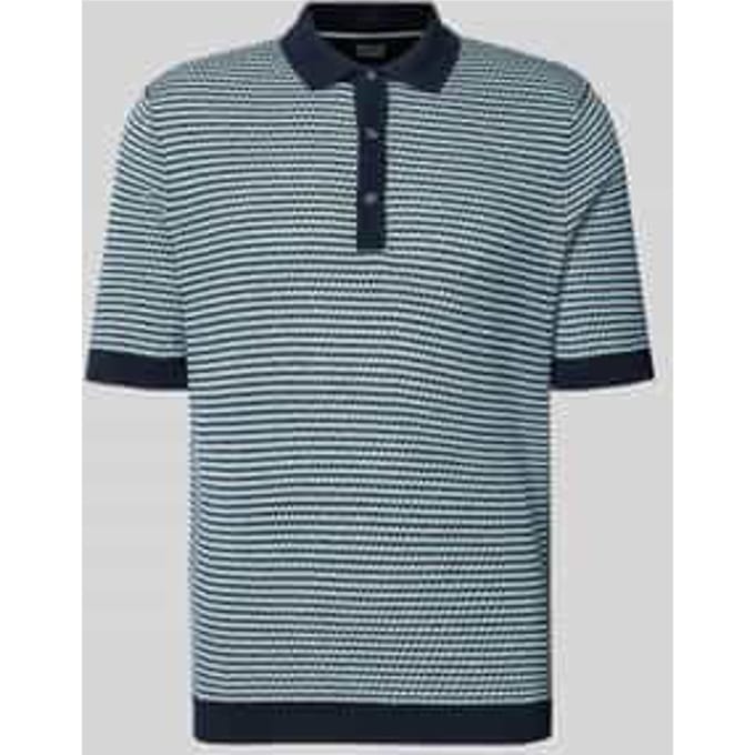 Brax Heren Polo  Style PASCAL navy, donkerblauw, maat M