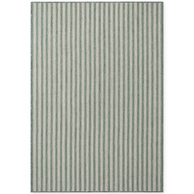 Ted Baker Ted baker haringey buitenkleed groen wit- 160x230 cm