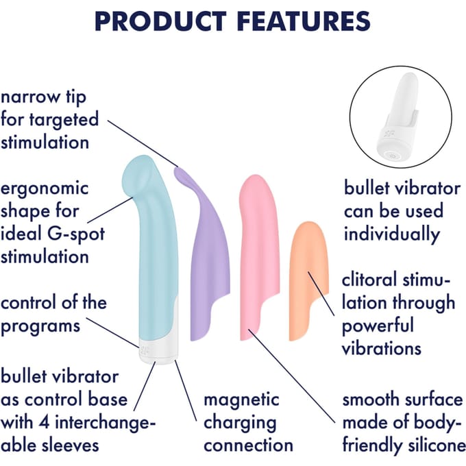 Satisfyer - Playful Four - Vibratorset - Multicolor