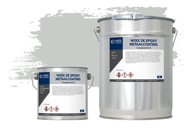 Wixx 2K Epoxy Metaalcoating - 5L - RAL 7035 | Lichtgrijs