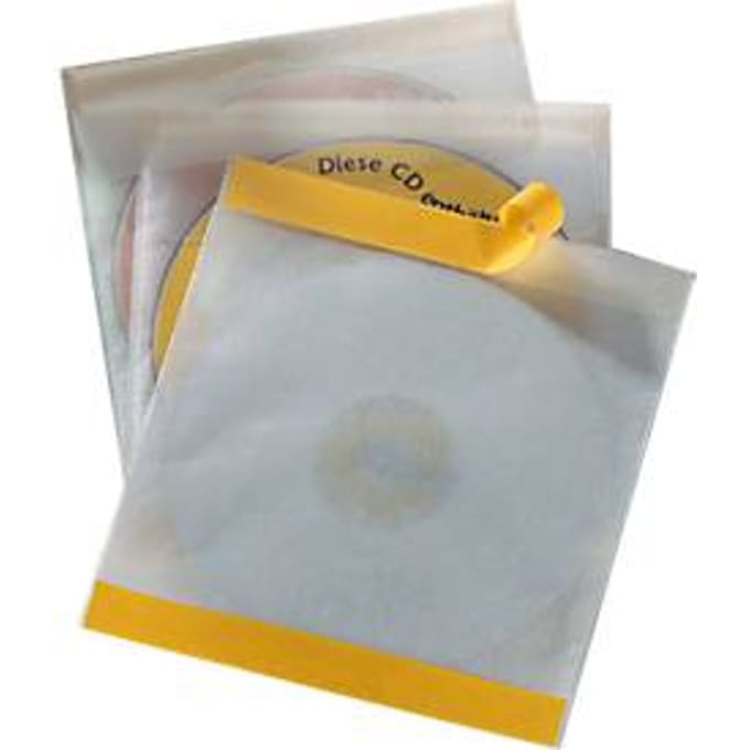 Zelfklevende cd-/dvd-hoes 10 stuks