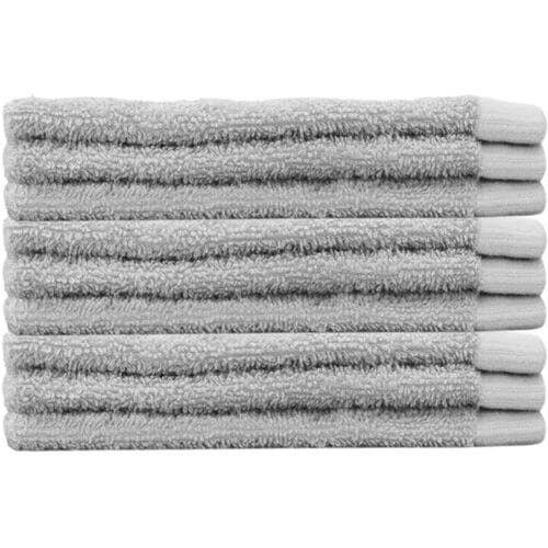 Cinderella Weekend Washand - 16 x 21 cm - 550 g/m² - Hotelkwaliteit - Set van 9 - Lichtgrijs