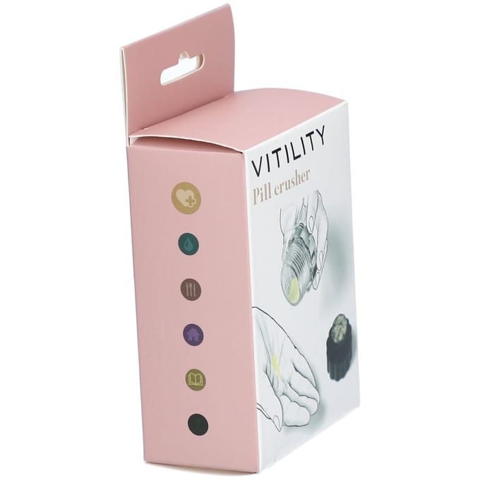 VITILITY Tabletvergruizer - pillendoosje - Tablet Vergruizer - Pillenmaler