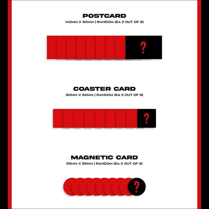 DKB - REBEL / 3e Mini Album no poster red