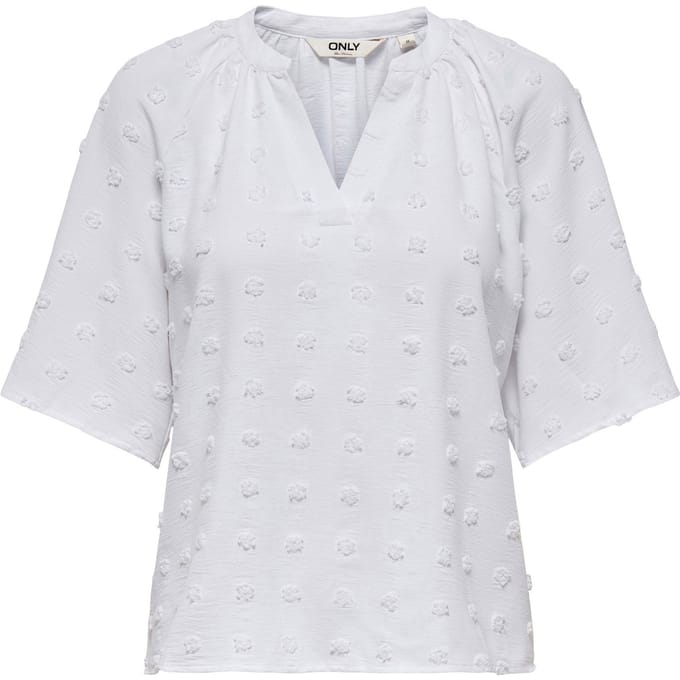 Only Ivana V-Neck Shirt Dames - Maat M