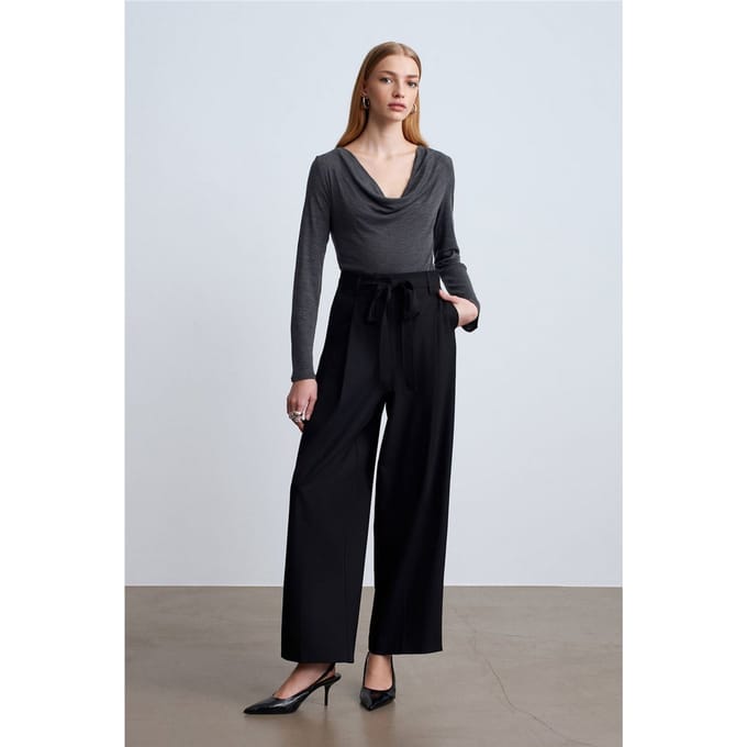 Dames Wijde Crepe Broek