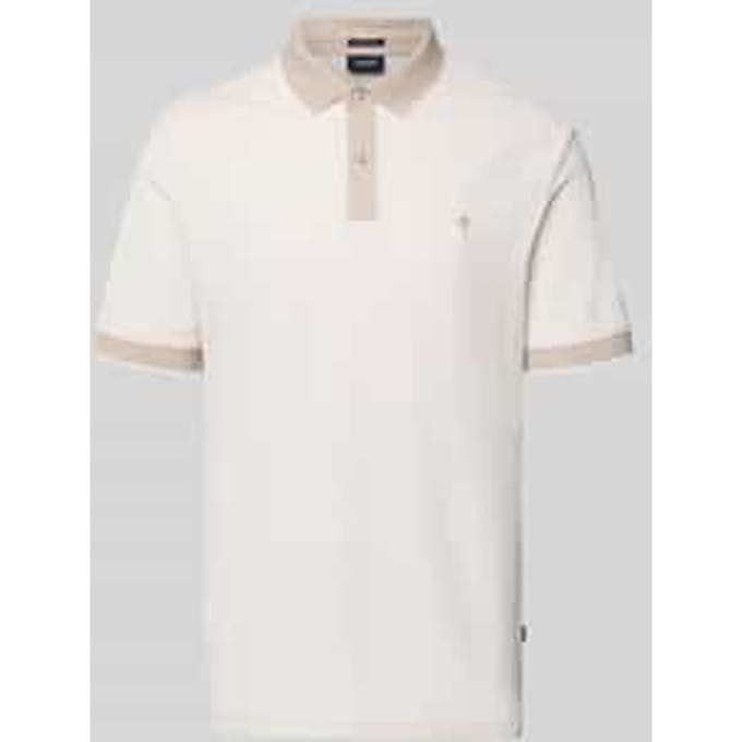 regular fit poloshirt met labelstitching model 'Percyco'