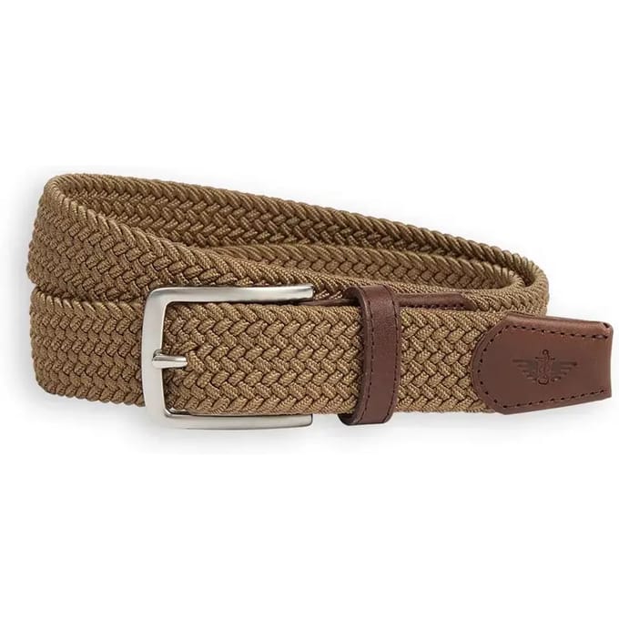 Dockers 87832-0002 Dlse Braid Riem Beige,Bruin 85 Man