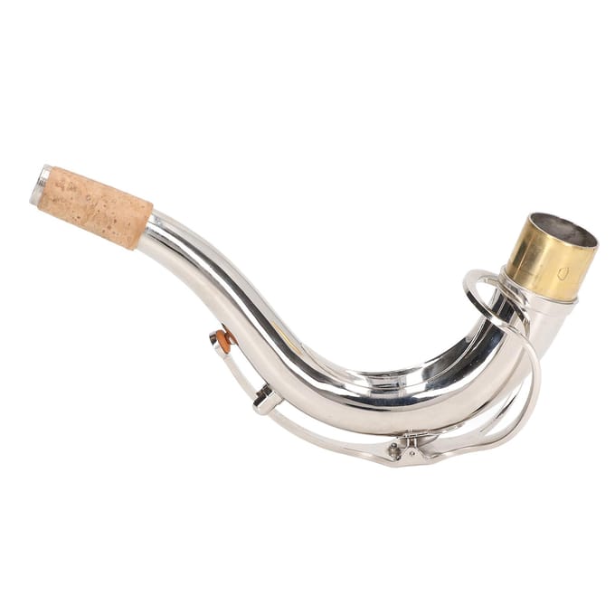 Tenorsaxofoon Gebogen Hals Metaal Sax Elleboog Hals Blaasinstrument Accessoires 28mm Diameter white