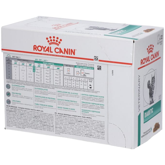 12x85g Feline Diabetic Royal Canin Veterinary Diet Kattenvoer