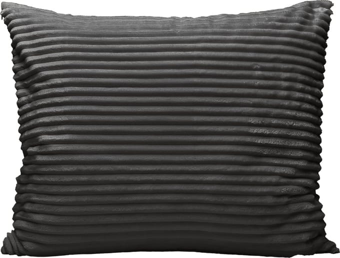 Zelesta Groovebed Kussenslopen Anthracite - Kussenslopen 60 x 70 set van 2