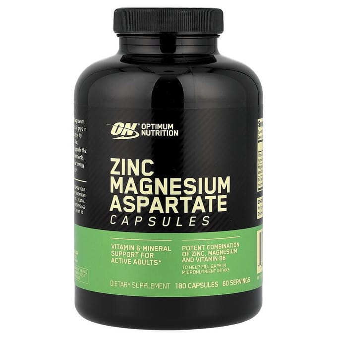 Aspartate de Zinc et de Magnésium, 180 Gélules
