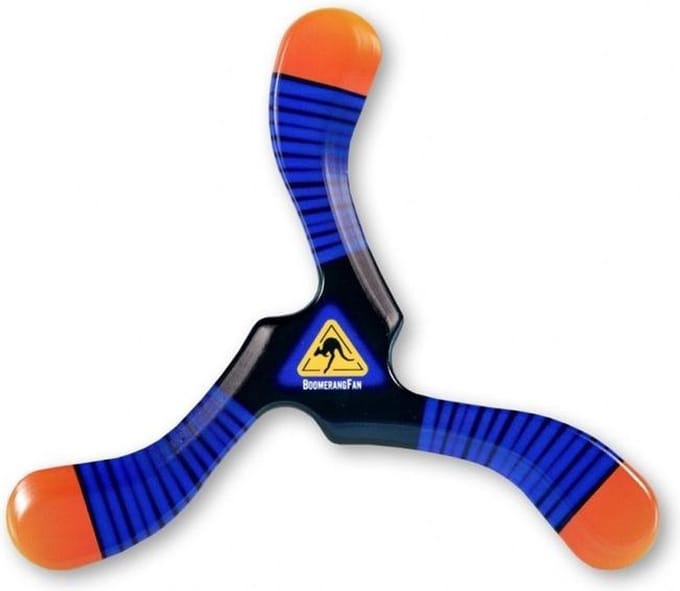 Linkshandige boemerang BoomerangFan Zebra 3