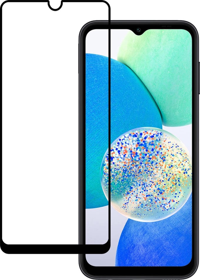 Screenprotector - Geschikt voor Samsung Galaxy A14 - Full Cover - Gehard Glas - Beschermglas - Tempered Glass - Screen Protector