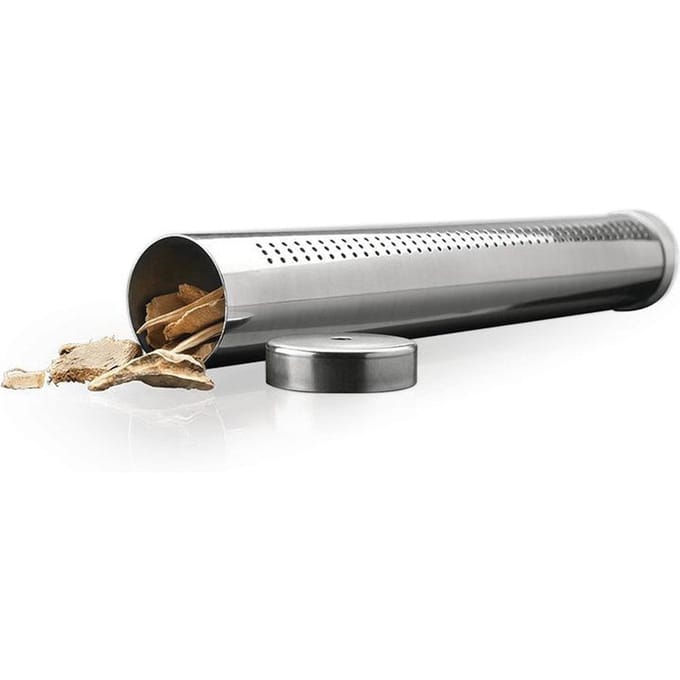 Napoleon Tube Smoker, RVS Smoker Tube Voor Gas-BBQ, Voor Houtsnippers, Voor Authentiek Rookaroma, Voor Vlees Vis en Groenten, Duurzaam, Zilver