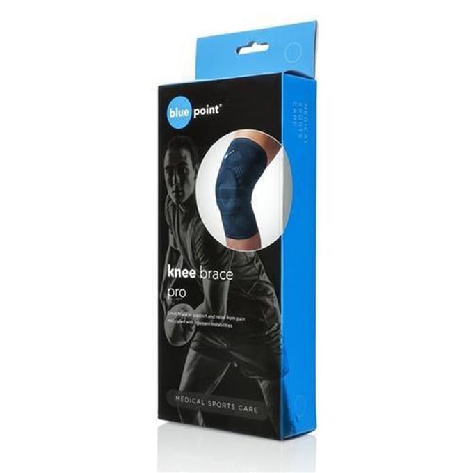 Bluepoint Kniebrace Pro Zwart Maat L