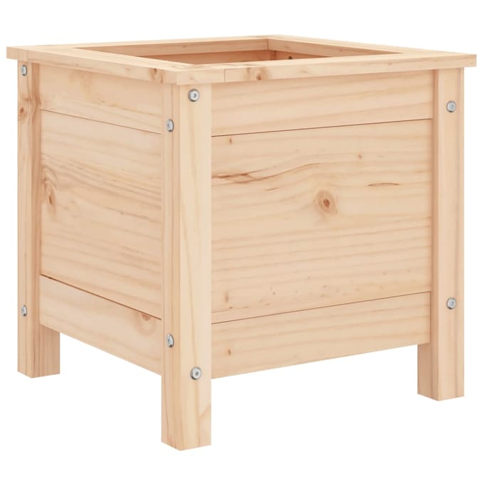 vidaXL - Plantenbak - 40x40x39 - cm - massief - grenenhout