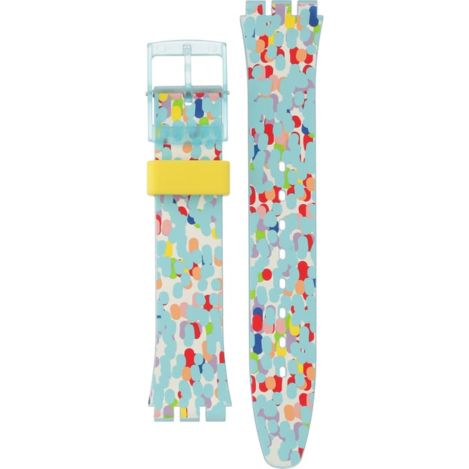 Swatch Plastic - Originals Medium (34mm) /Access/Solar/Musicall/Stop - G/SK/SL/SR/SS/SO28 AGS401 GS401 Prikket Horlogeband