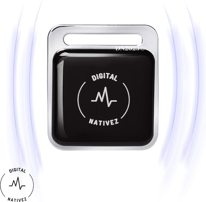 Digital Nativez Bluetooth tracker - compacte Tag - Bluetooth - Koffer Tag - geschikt voor Android en IOS - Geen abonnement - Waterdicht - Wereldwijde dekking - inclusief keykoord en batterij -