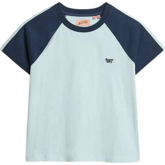 Superdry - Essential Retro T-shirt met logo - Dames - T-shirts