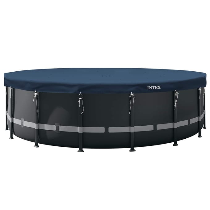 INTEX - Zwembadafdekking - - Ø594 - x - 20 - cm - Rond - PVC - en - PET