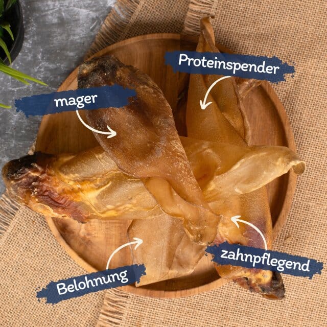 200 st. Lyra Pet® Runderoren ca. 10 kg