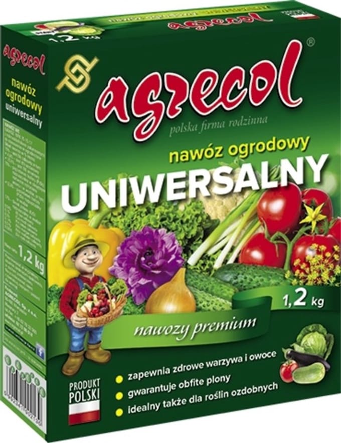 Agrecol - Universele Meststof - Groenten en Fruit - 1,2 kg - Karton