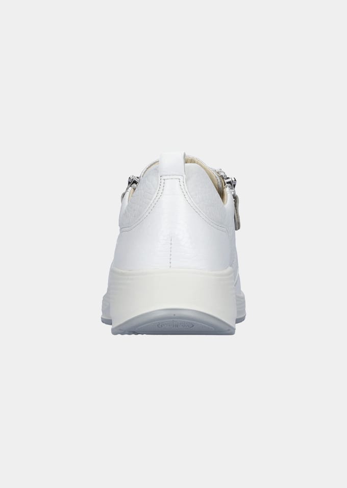 Sneakers van nappaleer - wit - Gr. 6 van Goldner Fashion