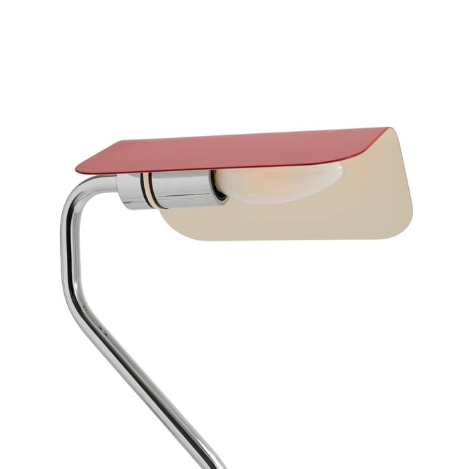 HAY vloerlamp Apex, rood, hoogte 110 cm, E14, staal