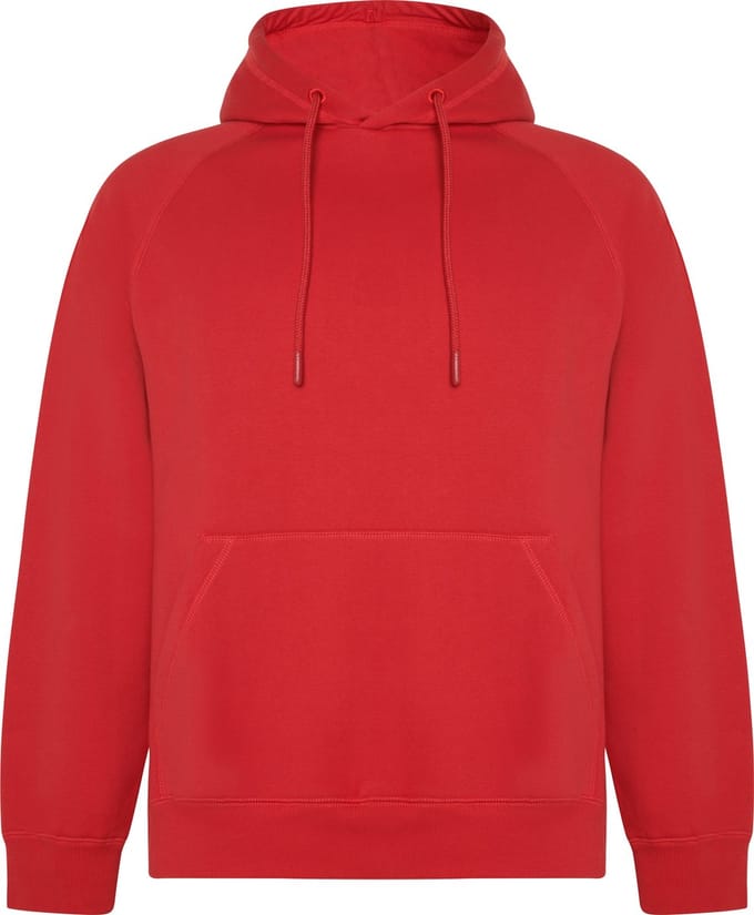 Rode unisex Hoodie Vinson merk Roly maat L