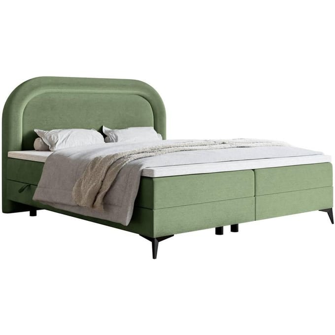 Boxspring Lorena velvet inclusief topper 140 x 200 cm | NADUVI Collection