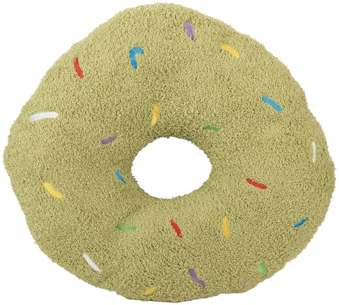 Clayre & Eef Sierkussen Ø 35x6 cm Groen Polyester