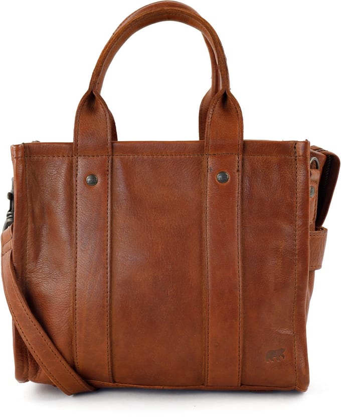 Bear Design Pepe S Leren Totebag - Handtas - Schoudertas - Cognac