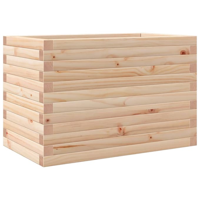 vidaXL - Plantenbak - 70x40x45,5 - cm - massief - grenenhout