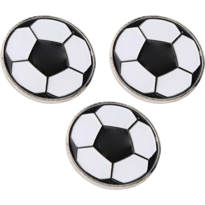 3 stuks Draagbare Voetbal Training Wedstrijd Scheidsrechter Flip Munt Voetbal Kies Kant Toss Munt Tool black