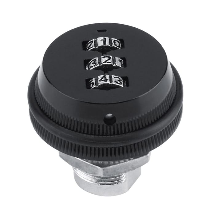 Digitale Zinklegering Code Combinatie Cam Kabinet Handig Wachtwoord Veiligheidsslot black