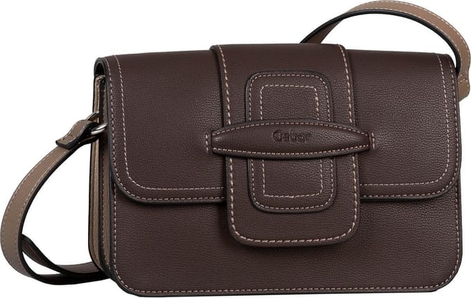 Gabor Schoudertas Anouk Flap Bag Mixed Brown Donkerbruin
