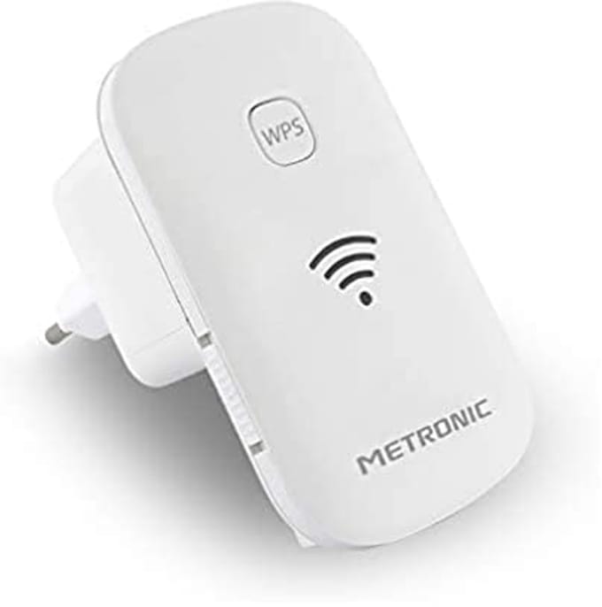 Metronic 495437 Wifi-repeater 300 Mbps met aan/uit-knop