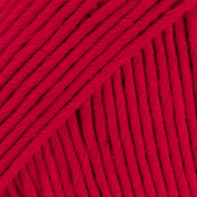 DROPS Muskat Uni Colour - 12 rood - Katoen Garen